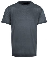 T-Shirt - Bawełniana Tkanina w Stylu Vintage - Brave Soul - Grafit. Szare t-shirty męskie Brave Soul, na lato, m, bez wzorów, z bawełny, bez kołnierzyka. Za 45.00 zł.