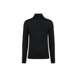 Sweter z merynosów z golfem Kariban Premium. Czarne swetry męskie KARIBAN, m, bez wzorów, bez kołnierzyka. W wyprzedaży za 290.00 zł.