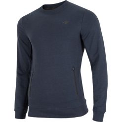 Bluza męska BLM002 - ciemny granat melanż. Bluzy bez kaptura męskie 4f, m, z dzianiny. W wyprzedaży za 69.99 zł.