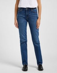 DAMSKIE SPODNIE LEE ELLY DEEP IN 112363438. Spodnie materiałowe damskie Lee, bez wzorów, z jeansu. Za 229.99 zł.