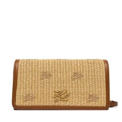 Torebka KARL LAGERFELD. Brązowe listonoszki damskie Karl Lagerfeld, bez wzorów, bez dodatków. Za 999.99 zł.