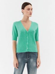 Please Kardigan M734723332 Zielony Regular Fit. Zielone kardigany damskie Please, m, bez wzorów, z syntetyku. Za 209.99 zł.