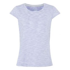 Koszulka damska Regatta Hyperdimension II. Fioletowe bluzki damskie Regatta, bez wzorów, eleganckie, bez kołnierzyka, bez ramiączek. Za 120.00 zł.