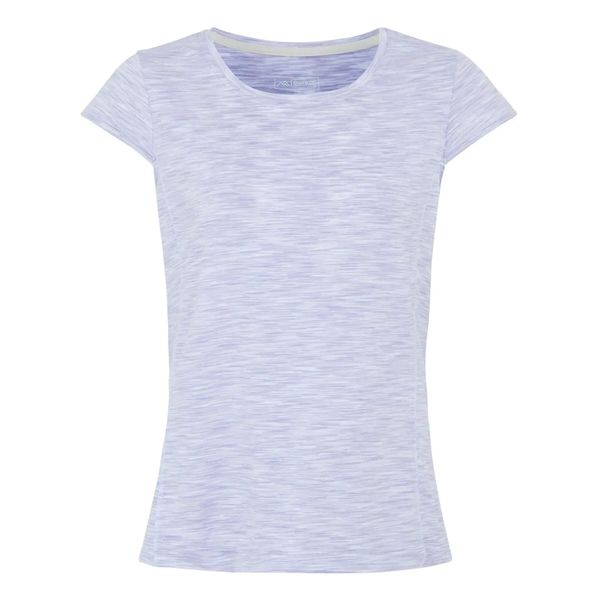 Koszulka damska Regatta Hyperdimension II. Fioletowe bluzki damskie Regatta, bez wzorów, eleganckie, bez kołnierzyka, bez ramiączek. Za 120.00 zł.