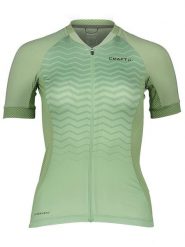 Craft Koszulka kolarska "ADV Endur" w kolorze zielonym rozmiar: M. Zielone bluzki sportowe damskie Craft, m, bez kołnierzyka, bez ramiączek. Za 145.26 zł.