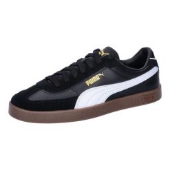 Buty damskie sportowe sneakersy Puma CLUB II ERA. Czarne buty sportowe na co dzień damskie Puma, bez wzorów, z materiału, trekkingowe. Za 209.99 zł.