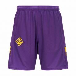 Krótki spodenki AC Fiorentina Ahorazip Pro 7 2023/24. Fioletowe szorty męskie Kappa, bez wzorów, sportowe. Za 168.45 zł.
