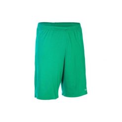 Spodenki Do Koszykówki Sh100 Męskie. Zielone szorty męskie TARMAK, bez wzorów, z materiału. Za 24.99 zł.