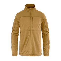 Bluza polarowa męska Fjällräven Abisko Lite Fleece. Brązowe bluzy bez kaptura męskie Fjällräven, m, z polaru. Za 379.99 zł.