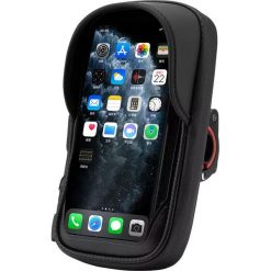 Torba rowerowa na kierownicę Rockbros pokrowiec. Czarne torebki klasyczne damskie ROCKBROS, bez wzorów, bez dodatków. Za 89.99 zł.