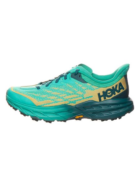 HOKA ONE ONE Buty "Speedgoat 5" w kolorze turkusowym do biegania rozmiar: 38 2/3. Niebieskie obuwie do biegania damskie Hoka One One. Za 340.88 zł.