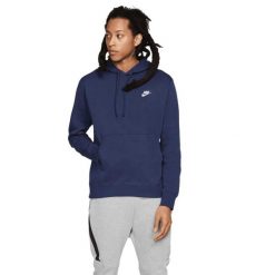 Bluza z kapturem Nike Sportswear Club Fleece, Mężczyźni. Białe bluzy sportowe męskie Nike, m, z bawełny. Za 328.55 zł.