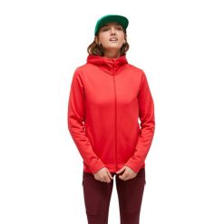 Bluza Peak Performance damska Rider Tech Zip Hood czerwona - S. Czerwone bluzy bez kaptura damskie Peak Performance, s. W wyprzedaży za 619.00 zł.