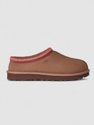 UGG Skórzane kapcie "Tasman II" w kolorze brązowym rozmiar: 36. Brązowe kapcie damskie Ugg, ze skóry. Za 550.36 zł.