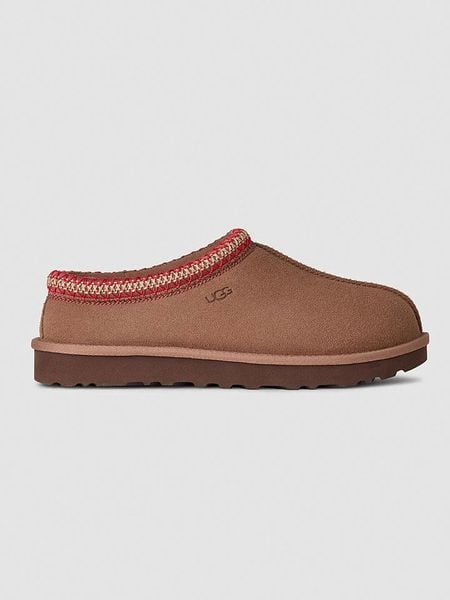 UGG Skórzane kapcie "Tasman II" w kolorze brązowym rozmiar: 36. Brązowe kapcie damskie Ugg, ze skóry. Za 459.04 zł.