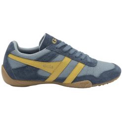 Damskie zamszowe buty sportowe Gola Cascade. Niebieskie buty sportowe na co dzień damskie Gola, bez wzorów, z zamszu. Za 420.50 zł.