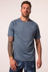 Męski T-shirt FLEXNAMIC® fitness rękaw 1/2 nadruk z tyłu QuickDry. Żółte t-shirty męskie JAY-PI, m, bez wzorów, z materiału, bez kołnierzyka. Za 139.99 zł.