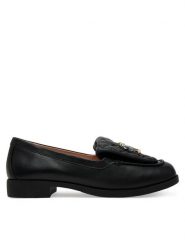 LOVE MOSCHINO Lordsy JA10032G1MIE0000 Czarny. Czarne mokasyny damskie Love Moschino, ze skóry. Za 599.99 zł.