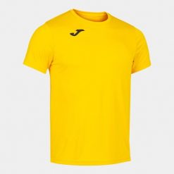 Koszulka do biegania męska Joma Record II. Żółte t-shirty sportowe męskie Joma, m, bez ramiączek, do biegania. Za 59.99 zł.