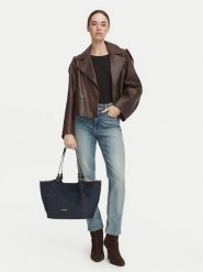 LOVE MOSCHINO Torebka JC4220PP0PKF175A Granatowy. Niebieskie torebki klasyczne damskie Love Moschino, bez wzorów, z materiału, bez dodatków. Za 1,029.00 zł.