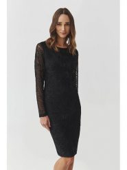 TATUUM Sukienka "Noemi" w kolorze czarnym rozmiar: S. Czarne sukienki damskie Tatuum, s, bez wzorów, bez kołnierzyka, bez ramiączek, midi. Za 152.26 zł.