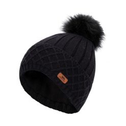 Czapka Damska Sherbet. Czarne czapki zimowe damskie Trespass. Za 99.99 zł.