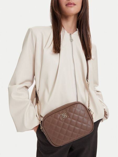 Nine West Torebka CEO-SUBTLE ELEGANCE-LA321-1237 Beżowy ciemny. Brązowe torebki klasyczne damskie Nine West, bez wzorów, ze skóry, bez dodatków. Za 199.99 zł.