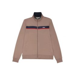 Kurtka z dresu Fila Sagano. Brązowe kurtki treningowe męskie Fila, m, bez wzorów, z dresówki, do biegania. Za 513.00 zł.