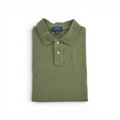 Polo Ralph Lauren koszulka męska krótki rękaw. Zielone koszulki polo męskie Ralph Lauren, l, bez wzorów, bez ramiączek. Za 106.46 zł.