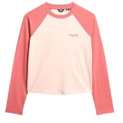 Koszulka turystyczna damska Superdry Essential. Czerwone t-shirty damskie Superdry., bez wzorów, z bawełny, bez kołnierzyka. Za 100.05 zł.