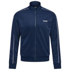 Kurtka z dresu Hummel Club. Niebieskie kurtki męskie HUMMEL, xl, bez wzorów, z dresówki, bez kaptura. Za 256.50 zł.