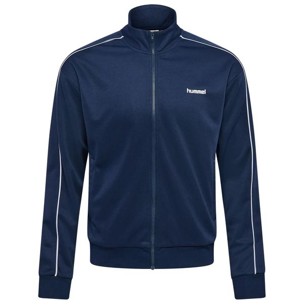 Kurtka z dresu Hummel Club. Niebieskie kurtki męskie HUMMEL, xl, bez wzorów, z dresówki, bez kaptura. Za 256.50 zł.