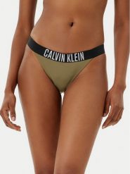 Calvin Klein Swimwear Dół od bikini KW0KW02857 Zielony. Zielone bikini damskie Calvin Klein Swimwear, bez wzorów. Za 129.99 zł.