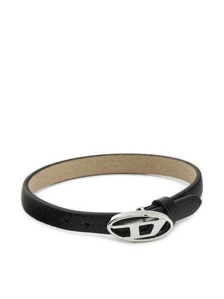 Diesel Bransoletka D Logo DX1516040 Czarny. Czarne biżuteria dla mężczyzn Diesel. Za 399.99 zł.