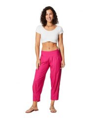 Aller Simplement Spodnie w kolorze różowym rozmiar: 38/40. Różowe spodnie materiałowe damskie Aller Simplement, bez wzorów, z materiału. Za 56.99 zł.