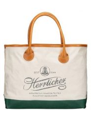 Herrlicher Shopper bag w kolorze kremowym - 63 x 40 x 20 cm rozmiar: onesize. Brązowe shopper bag damskie Herrlicher, bez wzorów, z materiału, na ramię, bez dodatków. Za 295.66 zł.