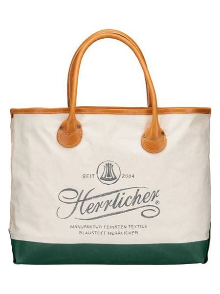 Herrlicher Shopper bag w kolorze kremowym - 63 x 40 x 20 cm rozmiar: onesize. Brązowe shopper bag damskie Herrlicher, bez wzorów, z materiału, na ramię, bez dodatków. Za 214.95 zł.