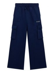 Guess Spodnie dresowe J5BQ13 KCKF2 Granatowy Relaxed Fit. Niebieskie spodnie dziewczęce Guess, z bawełny. Za 159.99 zł.