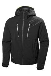 Kurtka narciarska męska Helly Hansen Alpha 3.0. Czarne kurtki narciarskie i snowboardowe damskie Helly Hansen, m, bez wzorów, z materiału, bez kaptura, narciarskie, primaloft. Za 858.49 zł.
