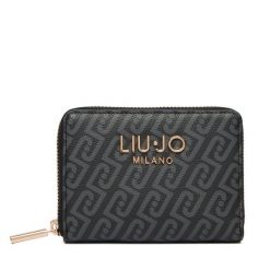 Portfel Liu Jo. Czarne portfele damskie Liu Jo, bez wzorów. Za 249.99 zł.