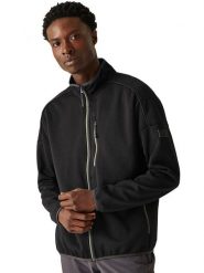 Regatta Kurtka polarowa "Kames" w kolorze czarnym rozmiar: M. Czarne kurtki męskie Regatta, m, bez wzorów, z polaru, bez kaptura. Za 78.28 zł.