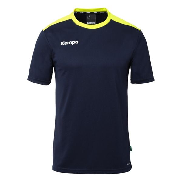 Koszulka Kempa Emotion 27. Niebieskie bluzki damskie KEMPA, m, bez wzorów, eleganckie, bez kołnierzyka, bez ramiączek. Za 139.00 zł.
