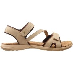 Sandały damskie Whistler Zamora. Białe sandały damskie WHISTLER, bez wzorów, z materiału, bez obcasa. Za 245.00 zł.