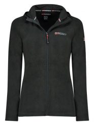 Geographical Norway Kurtka polarowa "Tugood" w kolorze czarnym rozmiar: L. Czarne kurtki damskie Geographical Norway, l, bez wzorów, z polaru, bez kaptura. Za 126.45 zł.