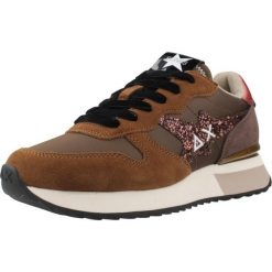 Buty SUN68 STARGIRL GLITTER LOGO Brązowy. Brązowe obuwie trekkingowe damskie SUN68. Za 368.99 zł.