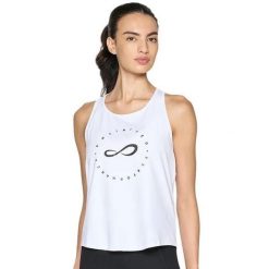 T-shirt Endless Cercle Woman. Białe t-shirty damskie ENDLESS POOLS, bez wzorów, bez kołnierzyka. Za 175.65 zł.