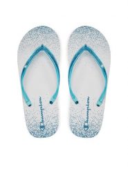 Champion Japonki Sparkling Slide S11688-CHA-WW010 Niebieski. Niebieskie klapki damskie CHAMPION, bez wzorów, z syntetyku, bez obcasa. Za 69.99 zł.