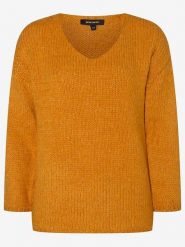 More & More Sweter w kolorze pomarańczowym rozmiar: 34. Pomarańczowe swetry klasyczne damskie MORE & MORE, ze splotem, bez kołnierzyka. Za 101.23 zł.