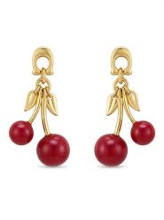 Coach Kolczyki 37571170 Złoty. Żółte kolczyki damskie Coach, metalowe. Za 559.99 zł.