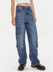 Hugo Jeansy Leni 50513698 Niebieski Loose Fit. Niebieskie jeansy damskie Hugo. Za 999.99 zł.